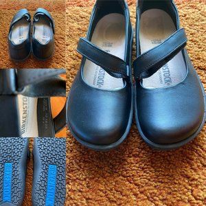 NWOT Birkenstock Lora Black Mary Jane shoes Sz 38